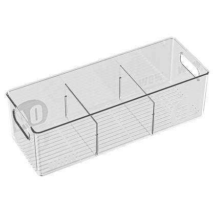 CrystalClear Multi-Compartment Fridge Organizer